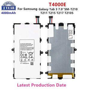 호환 갤럭시 T210R T4000E 삼성 0'' T217A 새로운 P3210 T2105 태블릿 도구 4000mAh P3200 T210 7 T215 3 배터리 T211