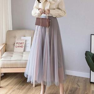 [오노마] ONM 여자 데일리 그라데이션 트렌드 롱스커트 1P 데일리