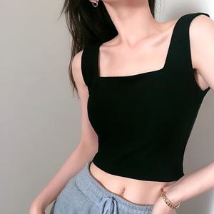 여자 스퀘어넥 심플 크롭 이너 무지 나시 SDW-TS5-SJSC24070602