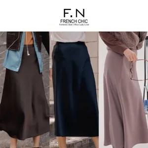 [에프엔] F.N 실키 사틴 스커트 ES243
