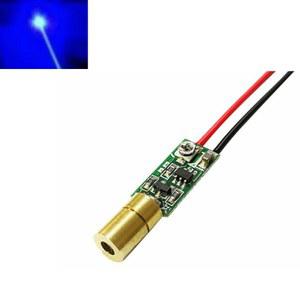 블루 도트 레이저 모듈, 450nm, 5mW, DC 3-5V, 6*10.5mm