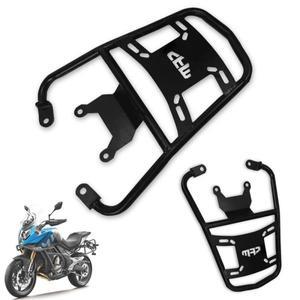오토바이 프론트 캐리어 후면 테일 랙 탑 박스 케이스 가방 캐리어 보드, CFMOTO 650 MT 블랙, 오토바이 액
