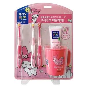 마이멜로디 키즈 양치세트 어린이 칫솔 치약 유치원 양치 페리오