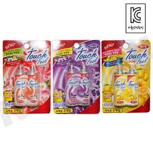 터치필 방향제 리필 13ml 2P 아로마 향 분사기세트 화장실