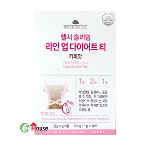 헬시 슬리밍 라인 업 다이어트 티 커피맛(5gX30포)