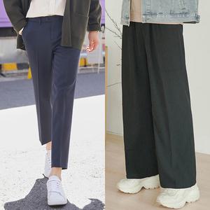 가을 신상 남자 팬츠/슬랙스 면바지 빅사이즈 40까지 와이드 조거 카고 남성 밴딩 밴드 9부 정장 추천 옷
