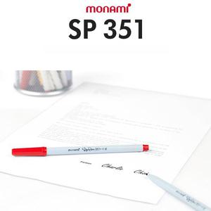모나미 351 수성 사인펜 낱개 부드러운 필기감 싸인펜
