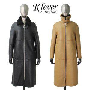 [진도 끌레베](의정부점)진도 Klever 투웨이 집업 무스탕 코트(K2W3BC35)
