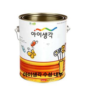 삼화 친환경 아이생각 수성 내부 조색 모음 4L