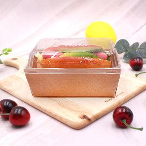 크라프트 샌드위치케이스세트 100개 샌드위치포장용기