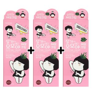 잘가 모모야 제모크림 50g x 3개 / 다리털 겨드랑이 셀프왁싱 왁싱크림
