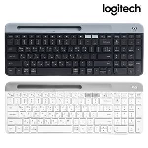 로지텍코리아 정품 K580 슬림 무선 블루투스 키보드 2가지 색상 한글 자판
