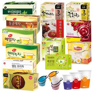 차류모음/국산차/허브티/홍차/유자차/핫초코/종이컵
