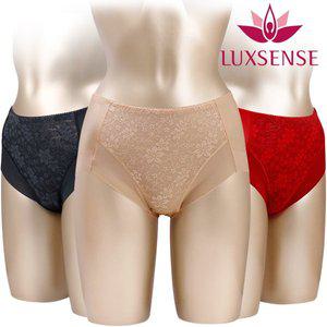 럭센스 LUXP5069 플라워 패턴 헴라인 삼각팬티 (베이지,그레이,레드/90~105)