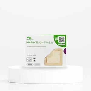 메필렉스 메피렉스 보더 플렉스 라이트 7.5x7.5cm 5매 습윤밴드 상처 폼드레싱 반창고