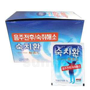 숙치환 (3gX25포) 1박스/음주전후/숙취/숙치/해소/환/컨디션/회복/헛개