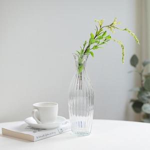 세로 줄무늬 호리 유리화병