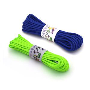 [라온매듭키트] 파라코드 매듭끈 생존팔찌 무지개 스트링 4mm x 10yd