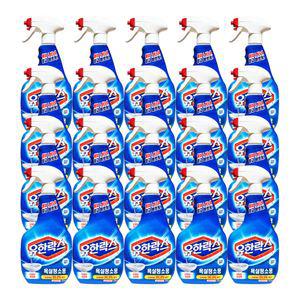 유한락스 살균 세정 욕실 화장실 청소용 600ml X 20개