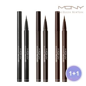 [2개] 맥퀸뉴욕 워터프루프 붓펜 아이라이너 0.6g 3종 /샤프 리퀴드 붓펜
