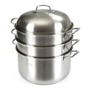 인덕션 찜솥 3단 냄비 들통형 대형 찜기 곰솥냄비36cm
