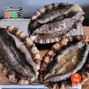 [별미가] 하얀돌 해녀가 직접 채취한 자연산 통영 활 전복 대 1kg(5-6미)