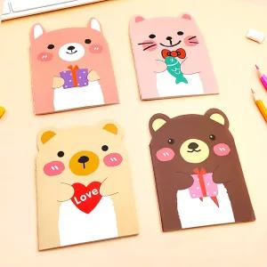 미니 줄 노트 학용품 데일리 작은 필기 수첩 예쁜 애니멀 아이디어 낙서장 선물 유선 메모