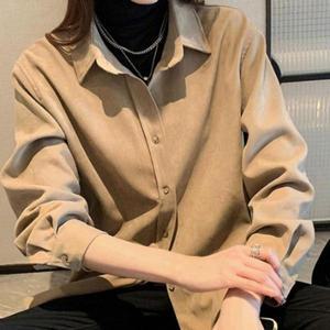 [오노마] ONM 여성 코듀로이 셔츠 여자 긴팔 와이셔츠 남방 4색 (S10764223)