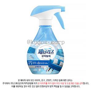 페브리즈 상쾌한 향 섬유 탈취제 370ml (용기형) x 12개 (한박스)