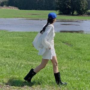 핫핑 카덴 루즈핏 후드 셔츠 점퍼
