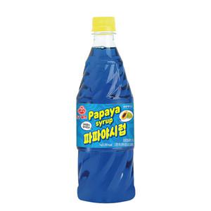 오뚜기 오쉐프 파파야향 시럽 1kg