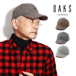 닥스 DAKS 트위드 모자 야구 캡 가을 겨울 CAP 3종 일본직구