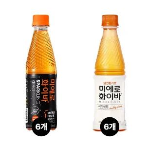 미에로 화이바 350ml 일반 + 스파클링 제로 각 6페트씩 총12페트
