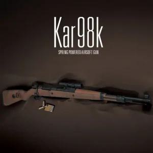 아카데미 kar98k 칼빈 에어건 어깨견착 탄피배출 스코프