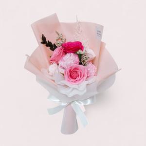 블라썸 비누꽃다발, ,비누장미 ,꽃선물, 퀸장미 꽃다발 