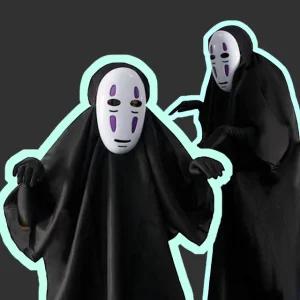 가오나시 코스튬 할로윈 데이 옷 졸업 사진 졸사 컨셉 복장 의상 커플 코스프레 대여X