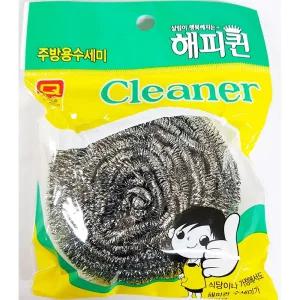 철수세미 해피퀸 35g 10p/수세미/철/주방/다목적/탄냄비/냄비/설거지/강력/찌든때/녹제거/제거/청소