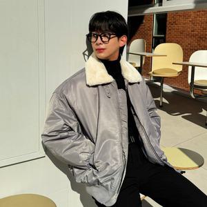 피언 남자 밍크 항공 패딩 점퍼 6온스 무스탕 자켓
