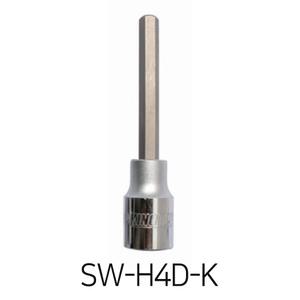 베스토 육각 롱 비트 소켓 렌치 SW-H4D-K 롱복스알 1/2DR-4MM 100L