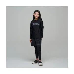 내셔널 지오그래픽 키즈 케이투 K242UWL610 반바지 롱 레깅스 CARBONBLACK 129614