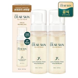 디어스킨 락토 페미닌 워시 여성청결제 150ml x 2개