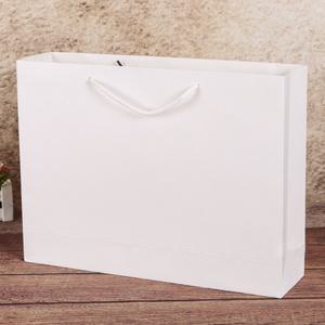 (GTF30578)무지 가로형 쇼핑백(화이트) (40x30cm)