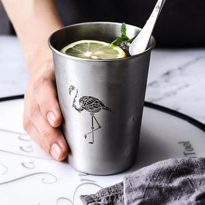 [IXHIND77_4B]아임플라밍고 스텐컵(350ml) 캠핑컵