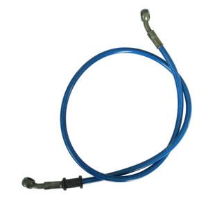 10mm 28 도 오토바이 더트 바이크 브레이드 라인 스틸 브레이크 호스 케이블 유압 밴조 파이프 270mm-1500mm, 범용 레이싱용