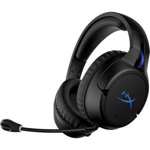 HyperX Cloud Flight PS5 및 PS4용 무선 게이밍 헤드셋 최대 30시간 배터리 메모리 폼 이어 쿠션 고급 가죽