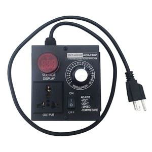 AC 가변 속도 컨트롤러, 120V 220V 15A 4000W, 컨트롤러 및 팬 레오스타트 포함 , 전기 모터용 전압 레귤레이터 라우터