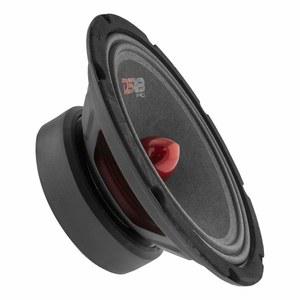 DS18 PRO-GM8B 라우드스피커 - 8인치, 미드레인지, 레드 알루미늄 블렛, 580W Max, 190W RMS, 8옴 자동차 또는 트럭 스테레오 사운드 시스템용 프리미엄 고품질 오디오 도어 스피커(스피커 1개)