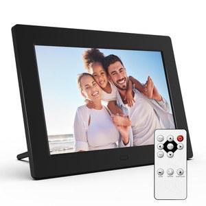 7인치 디지털 액자, 16:9 HD LCD 화면, 리모컨, 간편한 설정 및 사진 동영상 공유, 가족을 위한 선물 아이디어, 크리스마스