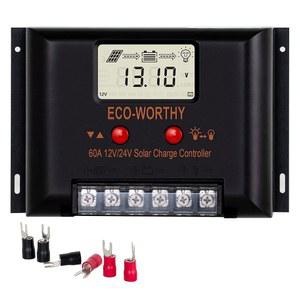 양극 접지가 있는 태양광 패널 배터리 레귤레이터를 위한 친환경 60A 12V /24V PWM 충전기 컨트롤러