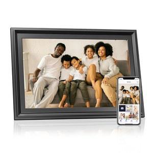 Canupdog 10.1인치 디지털 액자 WiFi 1280x800 IPS LCD 터치스크린, 자동 회전, 슬라이드쇼로 어디서나 Uhale 앱을 통해 사진이나 동영상을 즉시 공유할 수 있습니다